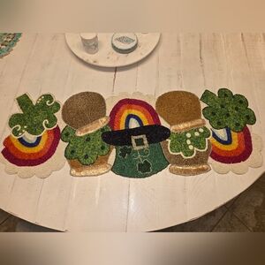 Beaded Colorful St. Patrick's Day Table Runner